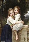 Two Sisters by William Bouguereau